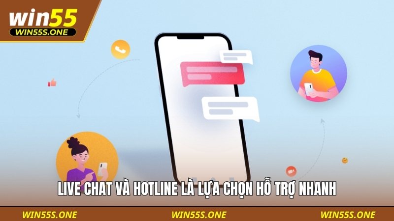 liên hệ 4 Live Chat và hotline là lựa chọn hỗ trợ nhanh